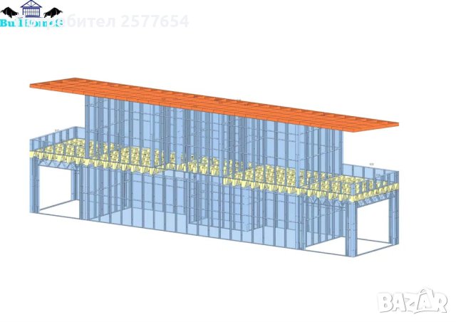Къща,Бунгало,Преместваема къща,Сглобяеми къщи,Модулни,Жилищни-105м² 16386 €, снимка 2 - Строителни материали - 44192154