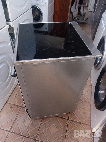 Иноксова свободно стояща печка с керамичен плот Сименс Siemens с две години гаранция!, снимка 7 - Печки, фурни - 53080949