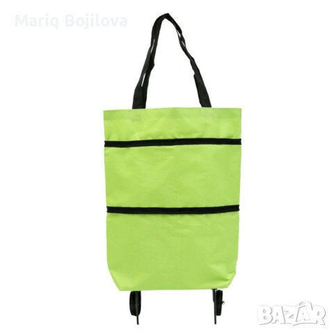 Мултифункционална сгъваема пазарска чанта с механизъм на колела., снимка 5 - Други стоки за дома - 53406826