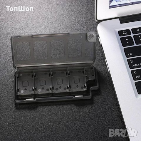 Кутия за съхранение на игри за Nintendo Switch - Black, снимка 2 - Nintendo конзоли - 40522158