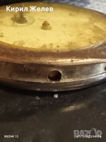 Стар механичен часовник SWISS MADE баланса работи рядък за КОЛЕКЦИЯ 51516, снимка 4 - Антикварни и старинни предмети - 52332858