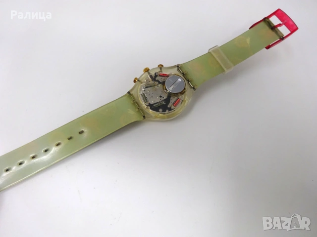 Часовник Swatch хронограф с 22 камъка, снимка 5 - Мъжки - 53638952