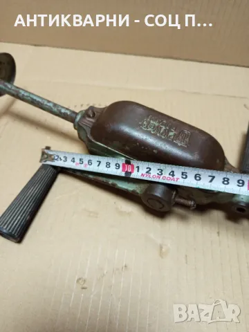 Соц Стара Полска Ръчна Дрелка Маткап., снимка 9 - Антикварни и старинни предмети - 49521450