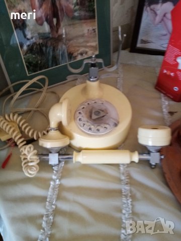 ретро работещ, телефон, снимка 4 - Антикварни и старинни предмети - 43278811