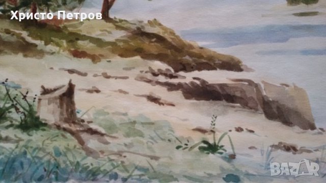 МАЙСТОРСКИ АКВАРЕЛ - РОДОПИ, БЪЛГАРСКИ АВТОР, ПОДПИСАНА, ДАТИРАНА, снимка 6 - Картини - 34746022