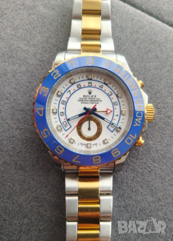 Rolex Yachtmaster bicolor автомат, керамика сапфир 43mm, бартер, снимка 2 - Мъжки - 53691096