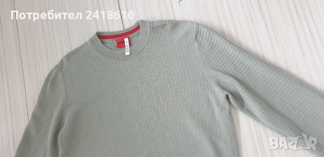 Hugo Boss HUGO Stoppo Cotton Knit Mens Size M ОРИГИНАЛ! Мъжки Памучен Пуловер!, снимка 6 - Пуловери - 53605476