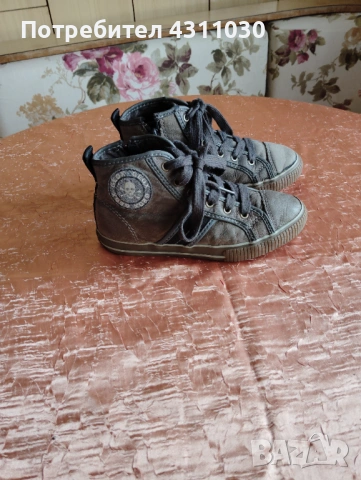 Кожени кецове GEOX 32 номер, снимка 4 - Детски маратонки - 53377968