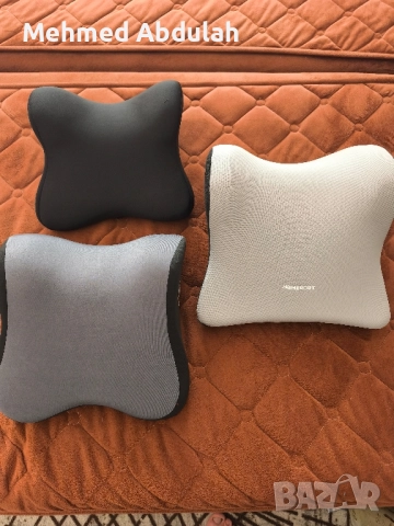 Черни и сиви автомобилни  възглавници за врата от мемори пяна , снимка 5 - Аксесоари и консумативи - 51733278