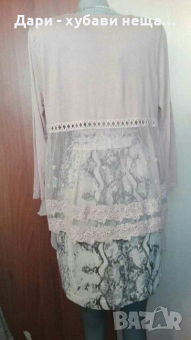 Красива рокля  на H&M с украса от камъни, мъниста и дантела🍀❤S,M(38)❤🍀арт.4083, снимка 7 - Рокли - 36180283