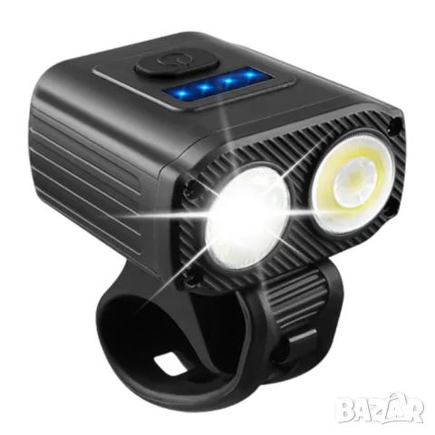 LED фар за велосипед 550 lm с два T6 диода