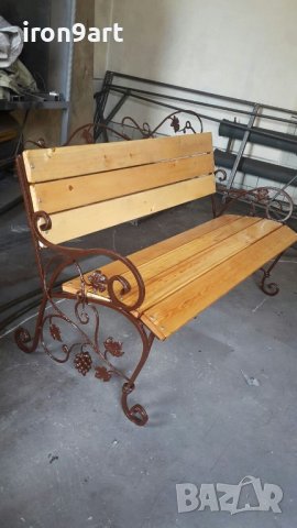 маси , пейки и столове от ковано желязо, снимка 12 - Други - 40346079