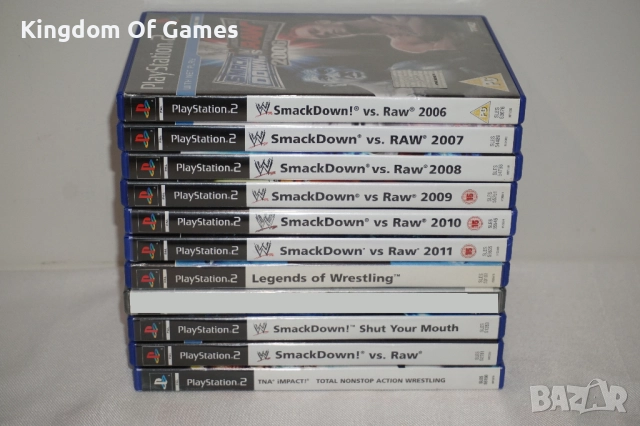 Игри за PS2 SmackDown vs Raw 2011 2010 2009 2008 2007 2006/Shut Your Mouth/TNA iMPACT, снимка 13 - Игри за PlayStation - 49514774