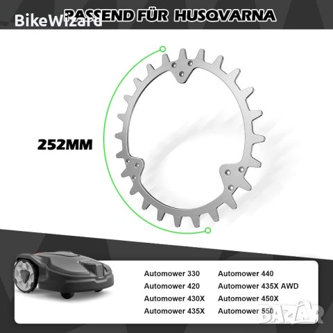 Шипове за роботизирана косачка Husqvarna Automower 420/330/430X/435X/440/450X  НОВИ, снимка 3 - Градинска техника - 42299896