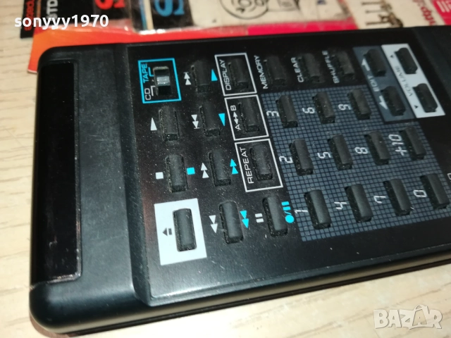 ONKYO R1 RC-121C CD/TAPE REMOTE CONTROL-ВНОС SWISS 2110251536, снимка 8 - Декове - 52132100