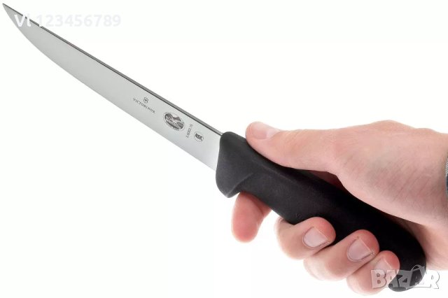Нож за обезкостяване /месо/ Victorinox - Fibrox, 15 cm, черен 5.6003.15 , снимка 3 - Ножове - 40603310