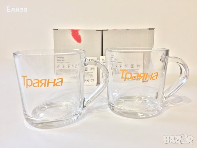 Стъклени чаши Траяна, снимка 4 - Чаши - 38819669