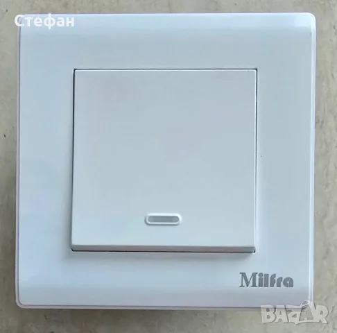 Смарт ключ TB11 WiFi 1 канал Tuya физически бутон, като нов, без кутия