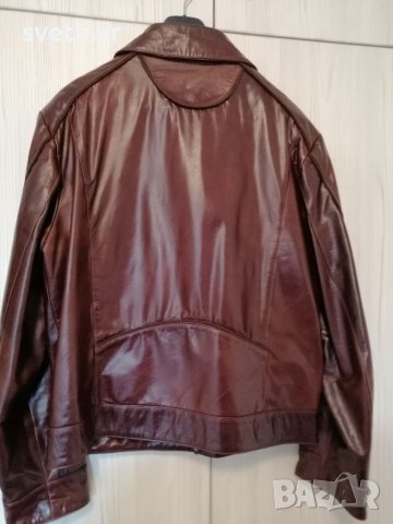 Кожено яке, снимка 6 - Якета - 40760421