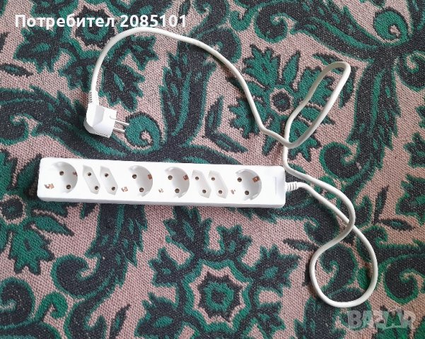 Разклонител с 8 гнезда, снимка 3 - Друга електроника - 44572381