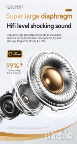 ACER OHR559 WIRELESS 5.3 Безжични слушалки, снимка 6 - Bluetooth слушалки - 53716865