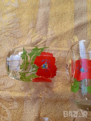 Ретро стъклени чашки , снимка 14 - Антикварни и старинни предмети - 44449222