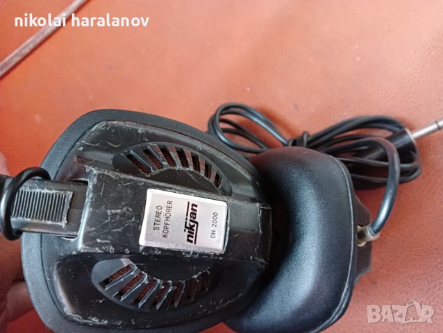 Винтидж слушалки Nikjan, снимка 5 - Слушалки и портативни колонки - 38614514