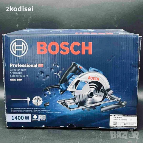 Ръчен циркуляр BOSCH GKS 190, снимка 2 - Други инструменти - 53423240