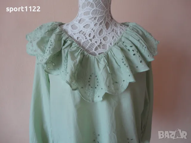 100% памук/S-M/дамска блуза, снимка 3 - Блузи с дълъг ръкав и пуловери - 49261679