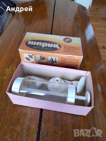 Стар шприц за сладки #9, снимка 2 - Антикварни и старинни предмети - 40331921