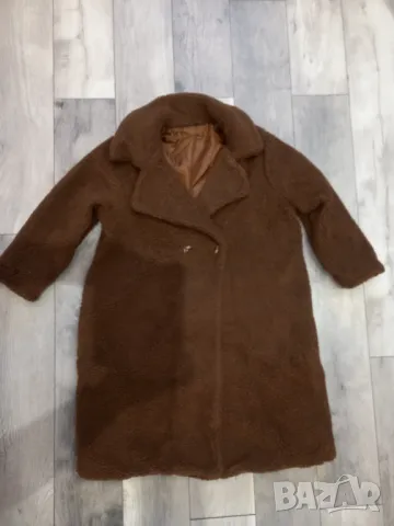 Актуално пухкаво- рошаво палто - размер 2ХЛ , снимка 3 - Палта, манта - 49210284