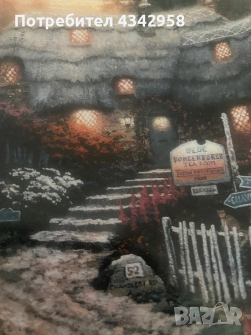 THOMAS KINKADE.Порцеланова чиния с сертификат.САЩ., снимка 2 - Други ценни предмети - 52350158