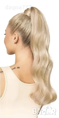 Луксозна 66.04 см права конска опашка за жени, снимка 8 - Аксесоари за коса - 49460322