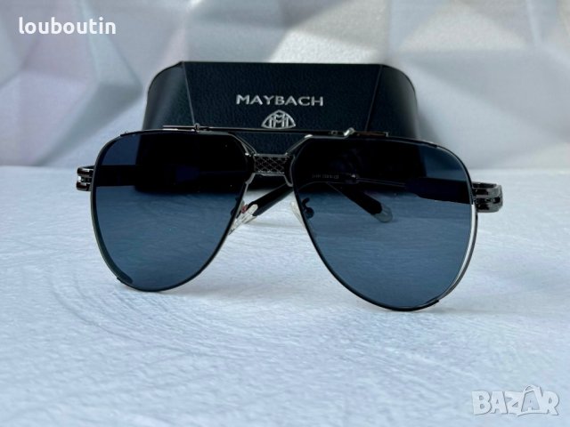 Maybach 2024 мъжки слънчеви очила маска 2 цвята, снимка 6 - Слънчеви и диоптрични очила - 44500440