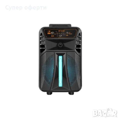 Преносима Bluetooth 8″ тонколона с микрофон и дистанционно управление, снимка 2 - Тонколони - 49212646