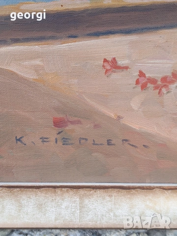 картина букет цветя във ваза маслени бои върху платно , снимка 6 - Картини - 53845272