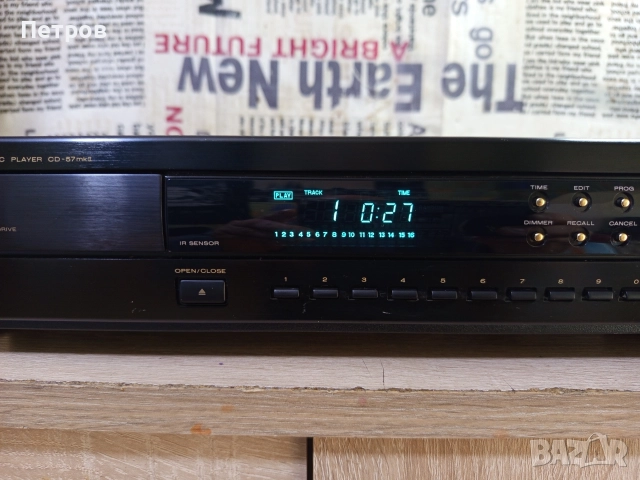 СД Плейър"Marantz" CD-57mkll, снимка 3 - Ресийвъри, усилватели, смесителни пултове - 52920184