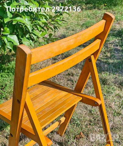 Столове сгъваеми парен бук комплект 6 броя, снимка 5 - Столове - 53131551