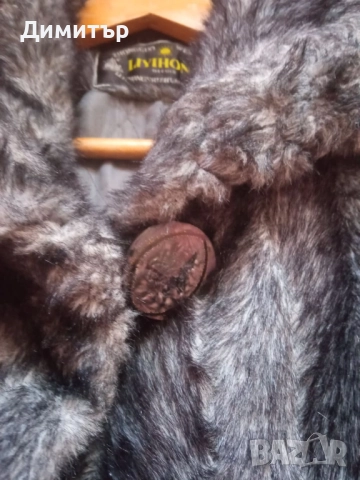 Еко палто ХЛ размер, снимка 3 - Палта, манта - 51999228