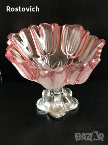 Ваза за бонбони, плодове «лалета», Walther Glas, Германия., снимка 1