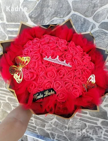 вечен букет 51🌹👑