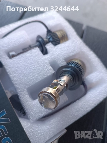 H7 led крушки с лупа 6500k *нови*, снимка 2 - Аксесоари и консумативи - 52406546