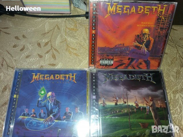 Оригинални Helloween,Slayer,Pantera,Obituary,Death, снимка 7 - CD дискове - 40101815