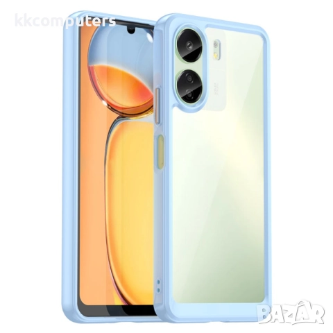 Xiaomi Redmi 13C / Poco C65 4G Силиконов Калъф Transparent TPU и Протектор, снимка 3 - Калъфи, кейсове - 52605795