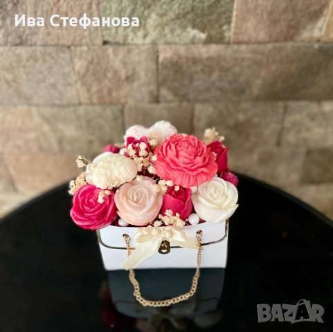 Ароматизирани букети от соев восък , снимка 14 - Декорация за дома - 53154840