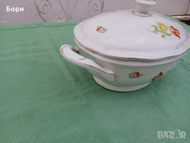 Стар немски супник, снимка 4 - Чинии - 35985921