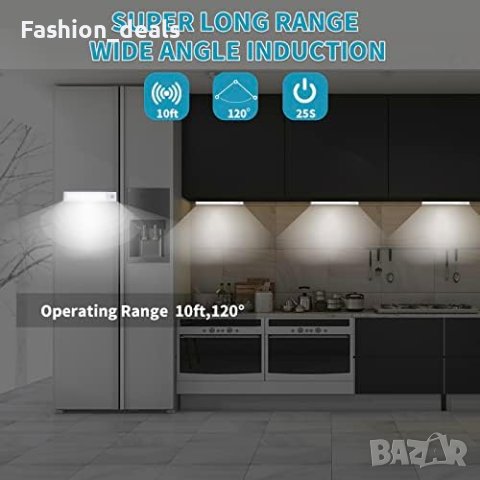 Ново 40 LED светлини със сензор за движение на закрито/USB акумулаторна батерия, снимка 3 - Лед осветление - 41379185