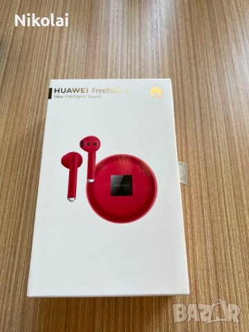 HUAWEI FreeBuds 3, Red, Active Noise Cancelling - безжични слушалки, снимка 2 - Безжични слушалки - 41980111