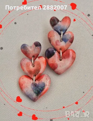 Ръчно изработени бижута "Pure love"💝., снимка 4 - Колиета, медальони, синджири - 49155956