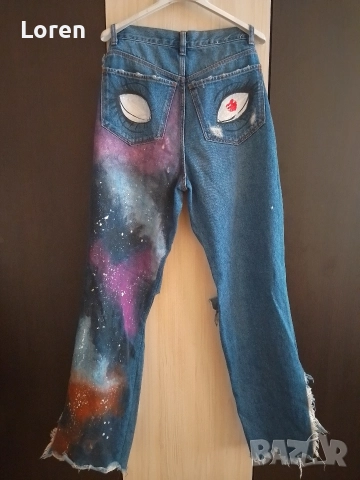 Чудни и много интересни дамски дънки , снимка 7 - Дънки - 52722744